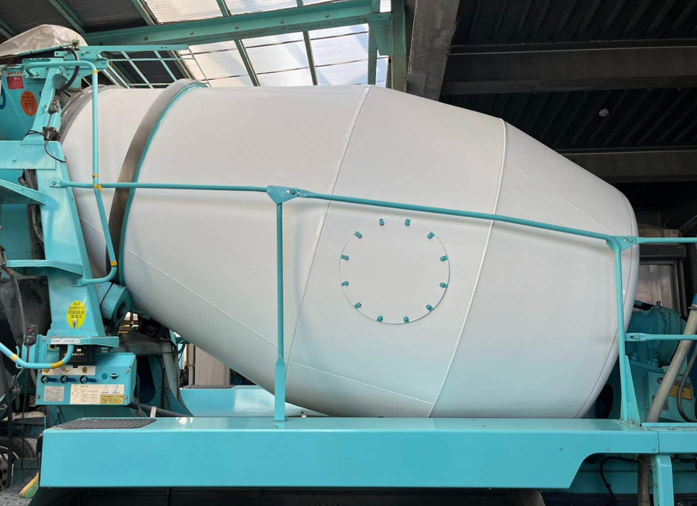 24% suppression of temperature rise in ready-mixed concrete